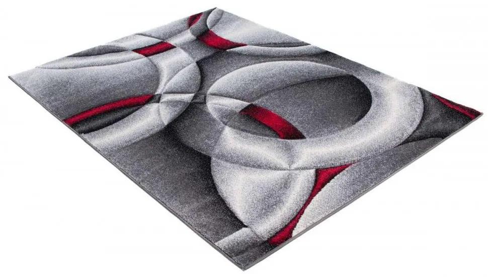Kusový koberec Circle sivý 2 140x190cm