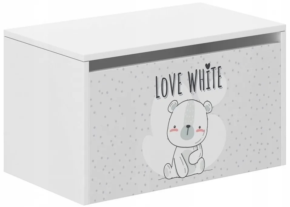 Detský úložný box s macíkom 40x40x69 cm