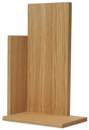Nástenná polica Stagger Shelf, vysoká – naolejovaný dub