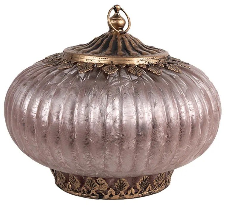 LED retro ružovo zlaté svietidlo kov