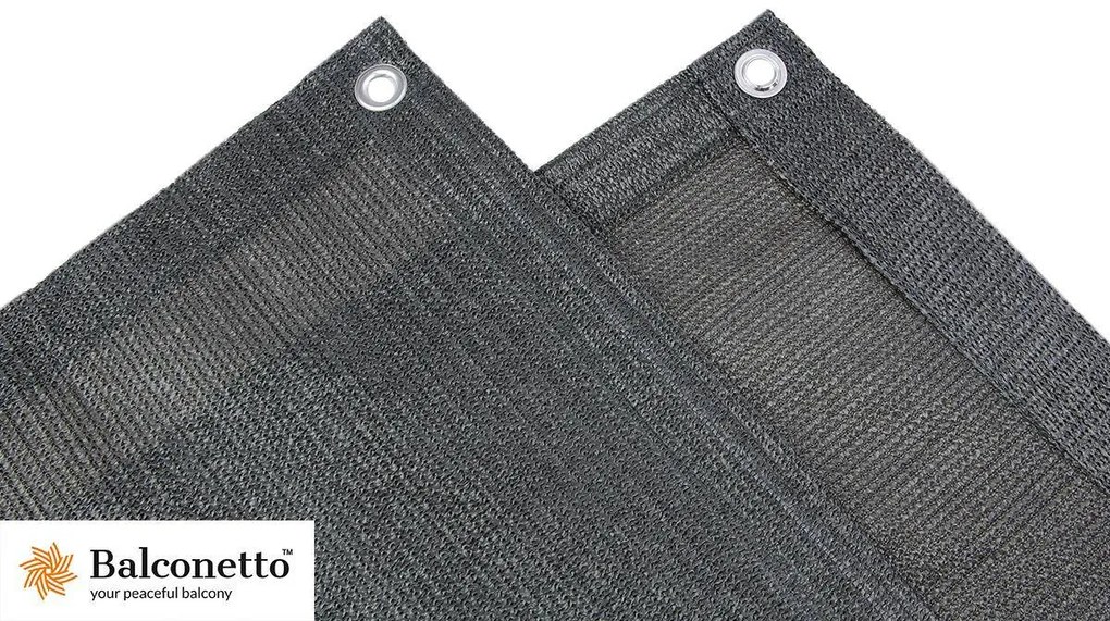 Bestent Balkónová zástena 1x5m 90% Balcone Dark Grey