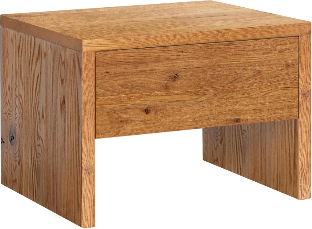 XXXLutz NOČNÝ STOLÍK, divoký dub, divoký dub, 48/35/40 cm Hasena - Online Only spálne - 001972016401