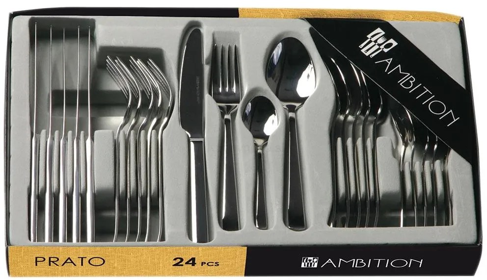 Súprava príborov Prato 24-dielna AMBITION