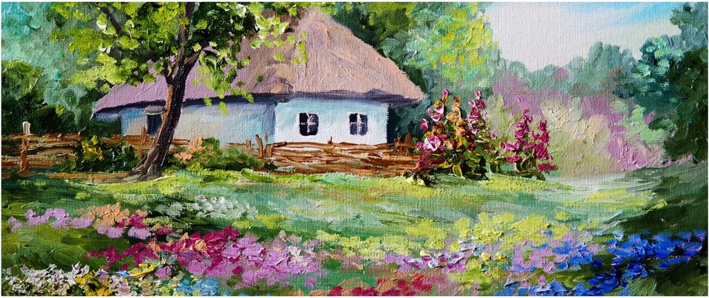 Obraz - Chalupa (120x50 cm)