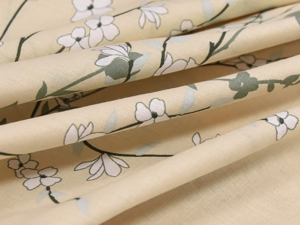 XPOSE® Francúzske bavlnené Renforcé obliečky ALMIRA - béžové