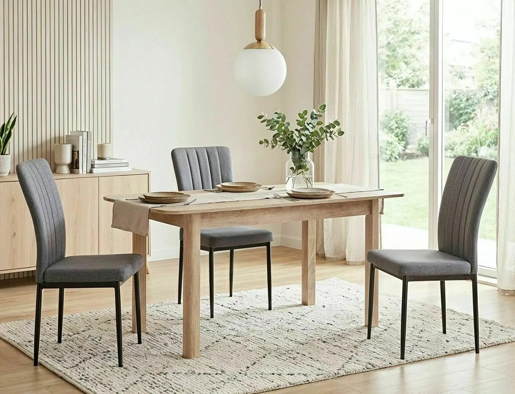 Rozkladací jedálenský stôl Diego 105/140 cm dub sonoma