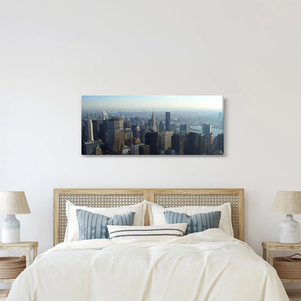 Obraz - Manhatten vo dne (120x50 cm)