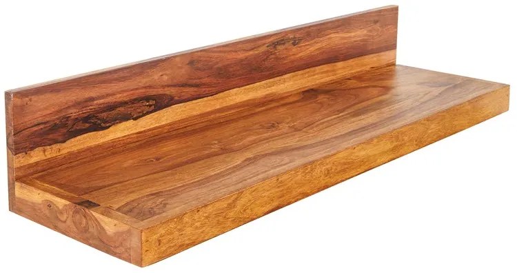 Dizajnová nástenná polica Elegant 80 cm Sheesham
