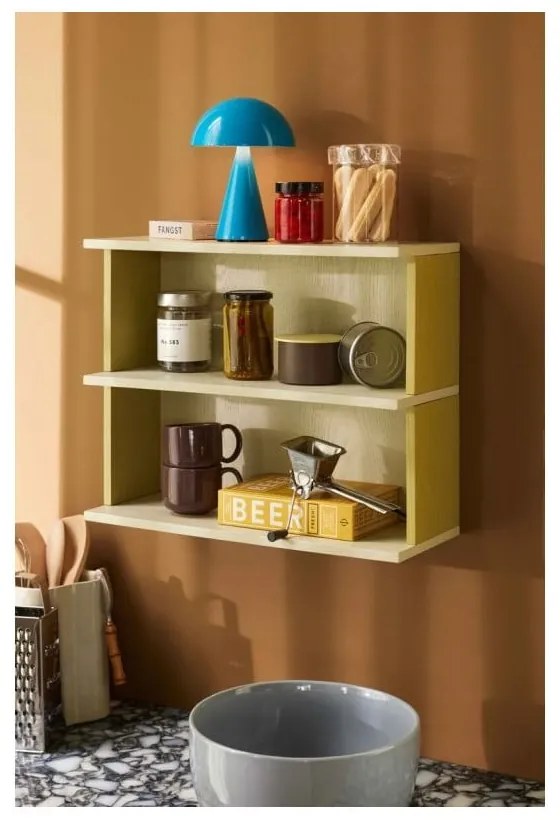 Modrá LED stmievateľná stolová lampa (výška 20 cm) Mush – Hübsch