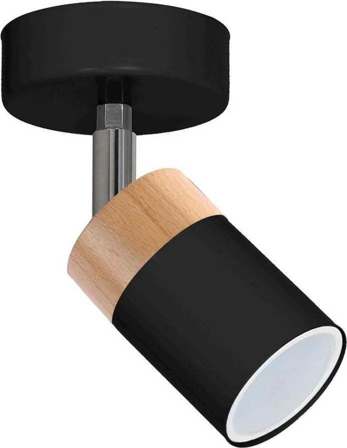 Bodové svietidlo JOKER BLACK WOOD 1xGU10/8W/230V