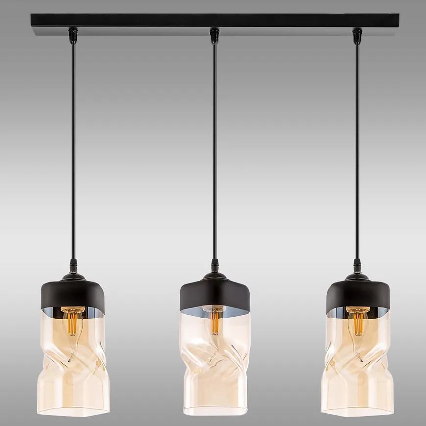 Luster W-N 3738/3 BLACK/AMBER LS3