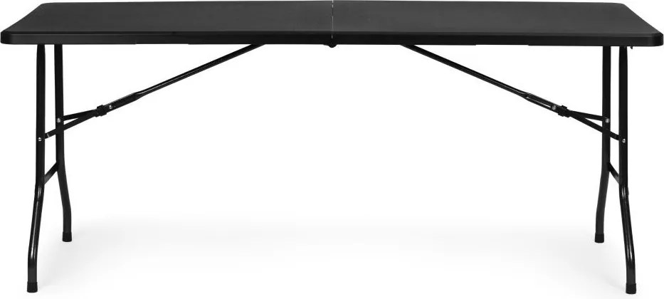 Cateringový stôl 180 cm skladací čierny