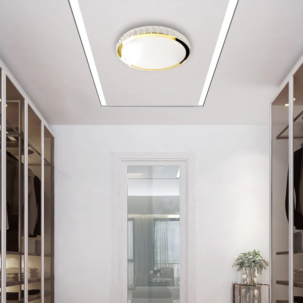 EUlight Stropné LED svietidlo Layla, 1x LED 50w, 3000-6000k, w/g, s ovládačom