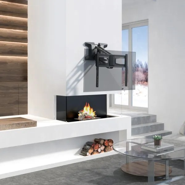 MK FLORIA MKF-21DM647-Nástenný držiak na TV s kĺbom 70" čierna +diaľkové ovládanie