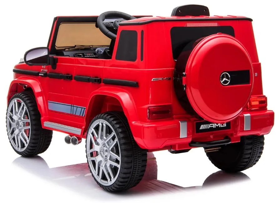 TRENDIE Elektrické autíčko Mercedes G63 AMG červené