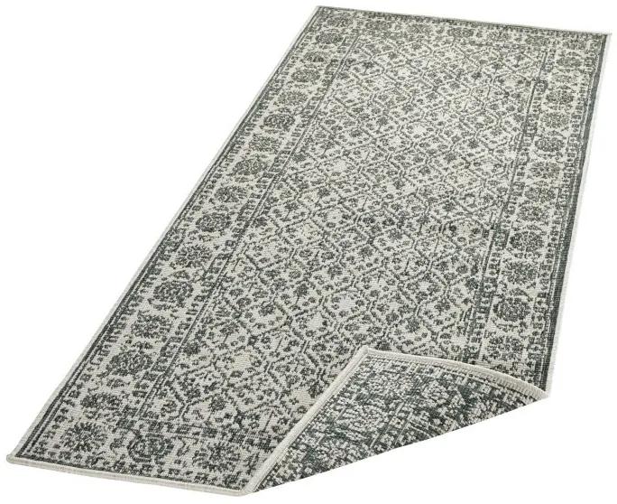 NORTHRUGS - Hanse Home koberce Kusový koberec Twin-Wendeteppiche 103115 grün creme – na von aj na doma - 200x290 cm