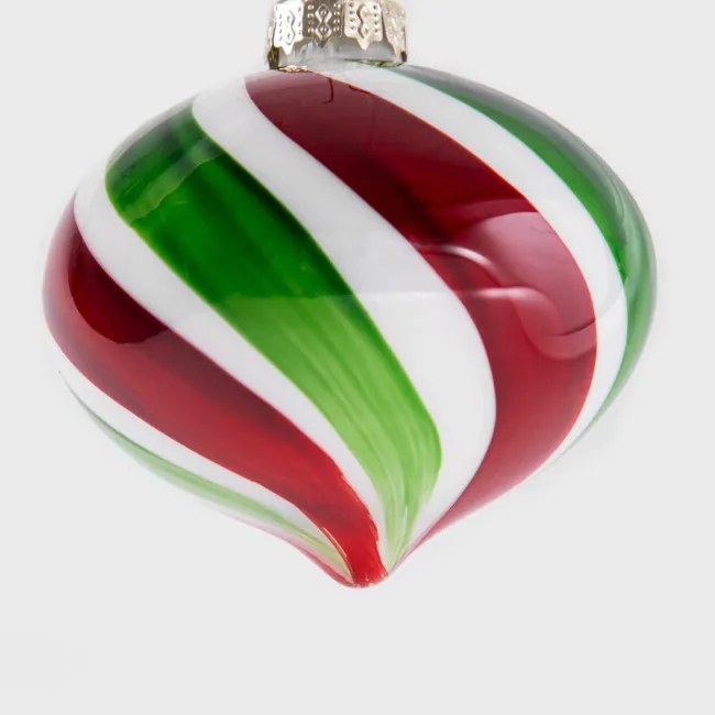Vianočná ozdoba AMERE zelená / červená 715129