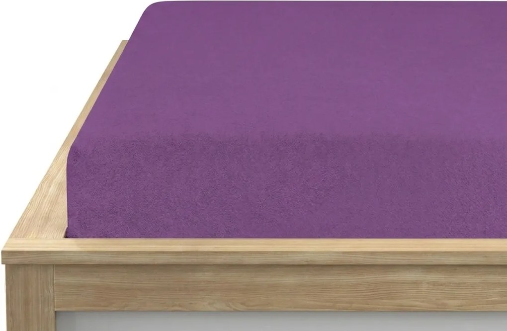 Froté plachta PREMIUM fialová 180x200 cm