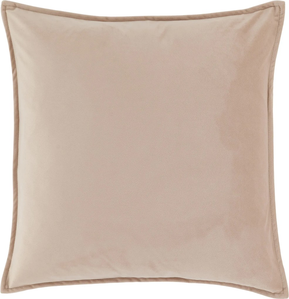 Púdrovo ružová zamatová obliečka na vankúš Aix – 50*50 cm
