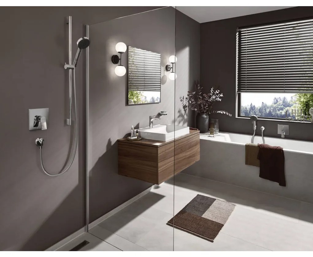 Hansgrohe Vivenis - Páková vaňová batéria pod omietku, chróm 75415000