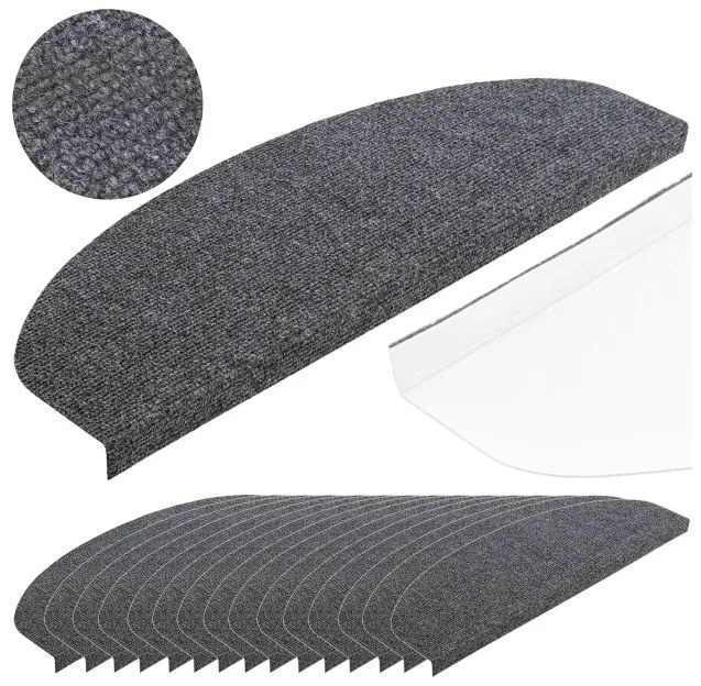 Nášľap na schody STEPI grafitový (15 ks)