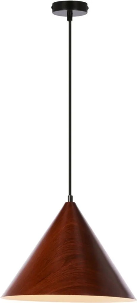 Candellux - Závesná lampa Dunca 32, tmavý orech