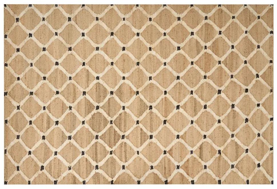 Jutový koberec 200 x 300 cm béžový KALEKOY Beliani