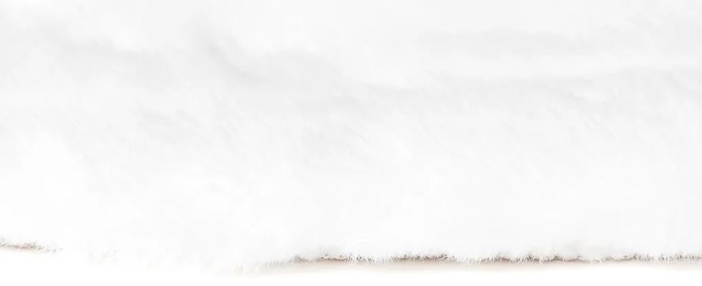 Kusový koberec Zajko biely
