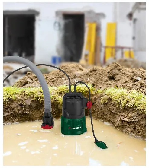 Parkside®  Ponorné čerpadlo na znečistenú vodu Petps 400 A1, 9 000 l/h  (100388932)