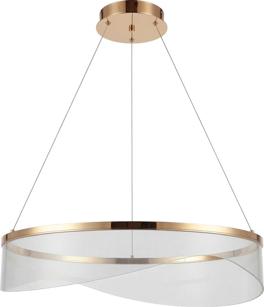 Toolight Rea, ZÁVESNÁ STROPNÁ LAMPA G145-CP 60 GOLD, OSW-04701