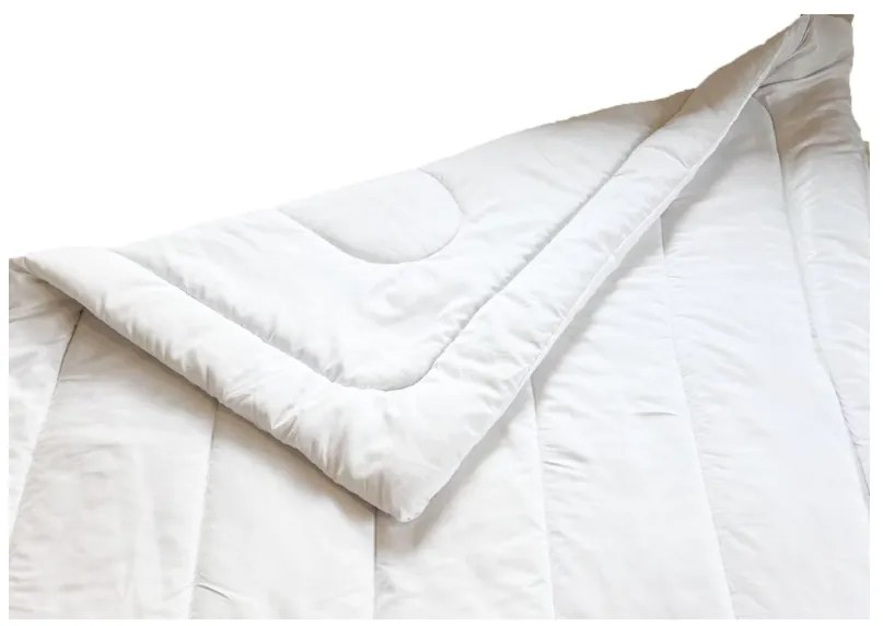 Celoročný paplón prešívaný PEACH 140x200 cm, biely