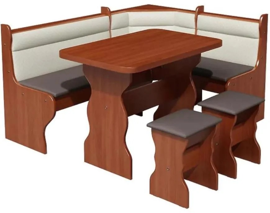 Rohová lavica Merkury II calvados eko mix