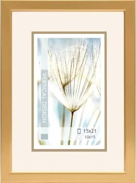 Fotorámik Giulia 15x21 cm, zlatý%