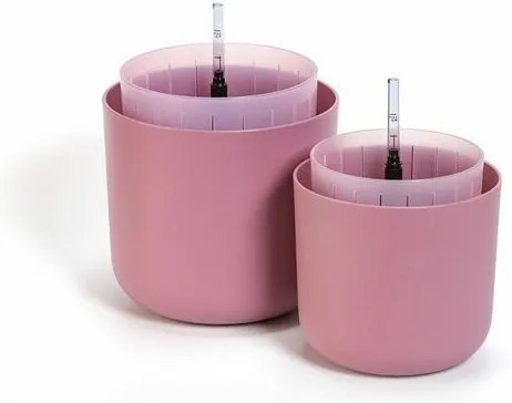 Plastia Samozavlažovací kvetináč Tolita Air ružová, pr. 19 cm