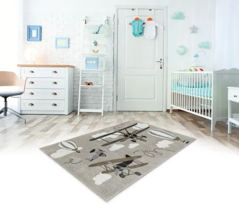 Koberce Breno Kusový koberec VEGAS KIDS 05/SBE, béžová, viacfarebná,160 x 230 cm