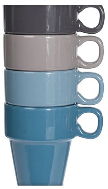 Keramický hrnček Easy 180 ml sada 4ks