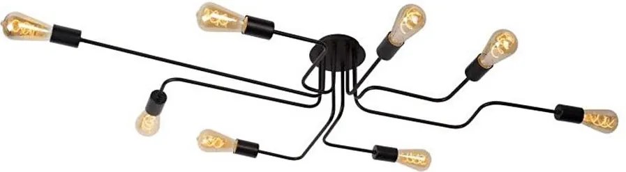 Lucide 21112/08/30 - Prisadený luster LESTER 8xE27/40W/230V