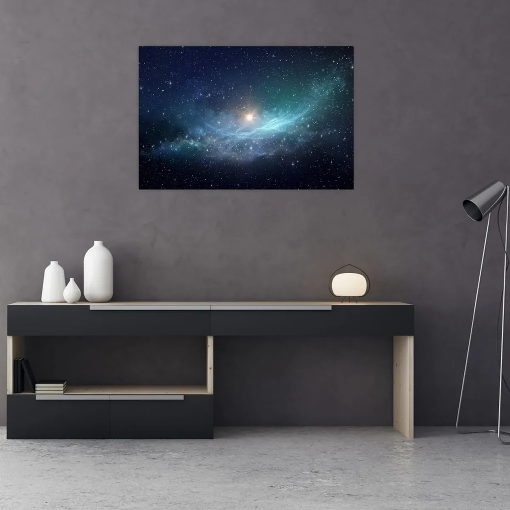 Obraz - Hviezdy a hmlovina (90x60 cm)