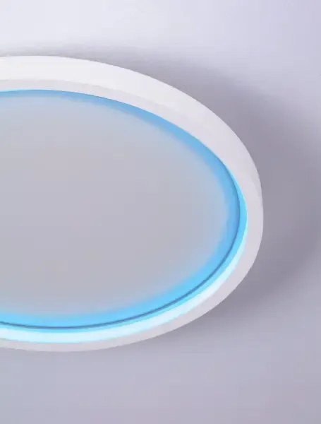 Moderné stropné svietidlo Chet RGB 39 s diaľkovým ovládaním