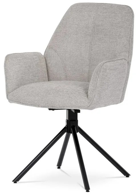 Autronic BONTEC Jedálenská stolička, béžová, látka, HC-522 CRM2 Farba: Šedá