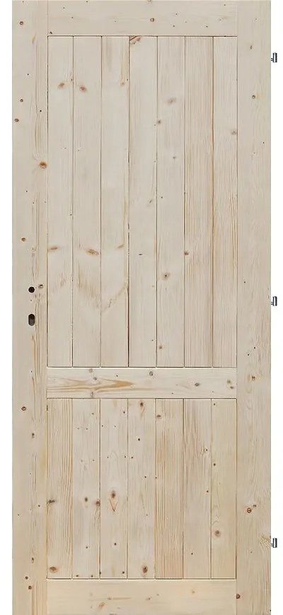 Palubkové dvere PN plné 90P smrek