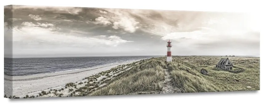 Obraz Styler Canvas By The Sea Beacon View, 45 × 140 cm