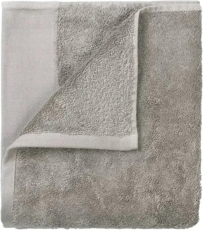 Sivé froté uteráky v súprave 2 ks z bio bavlny 30x50 cm Riva – Blomus
