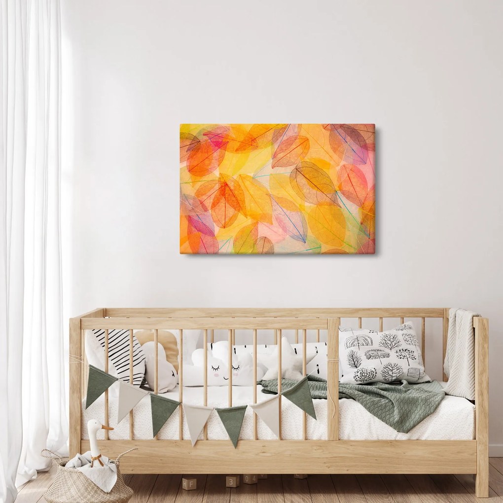 Obraz - Pozadie z jesenného lístia (90x60 cm)