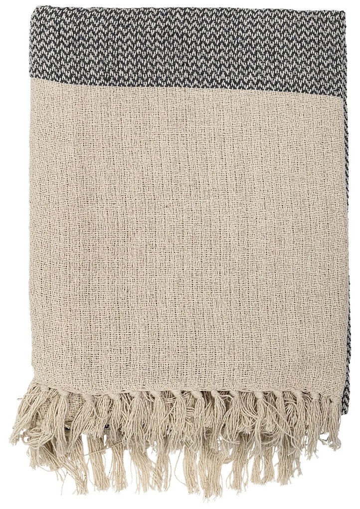 Bloomingville Prehoz z recyklovanej bavlny Nature 160 × 130 cm
