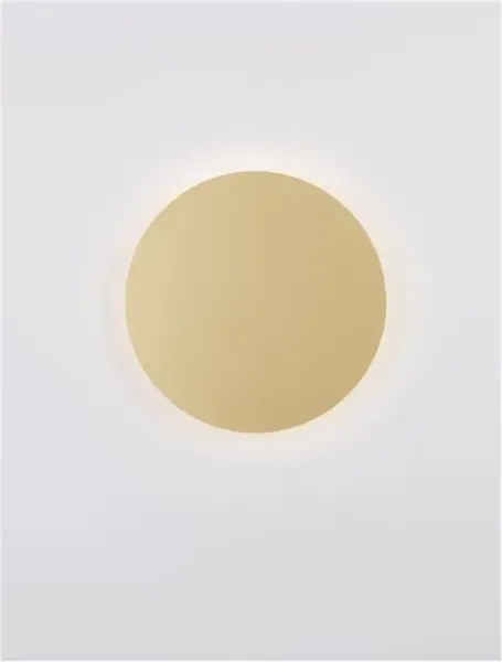 LED nástenné svietidlo Cyrcle 30 zlaté