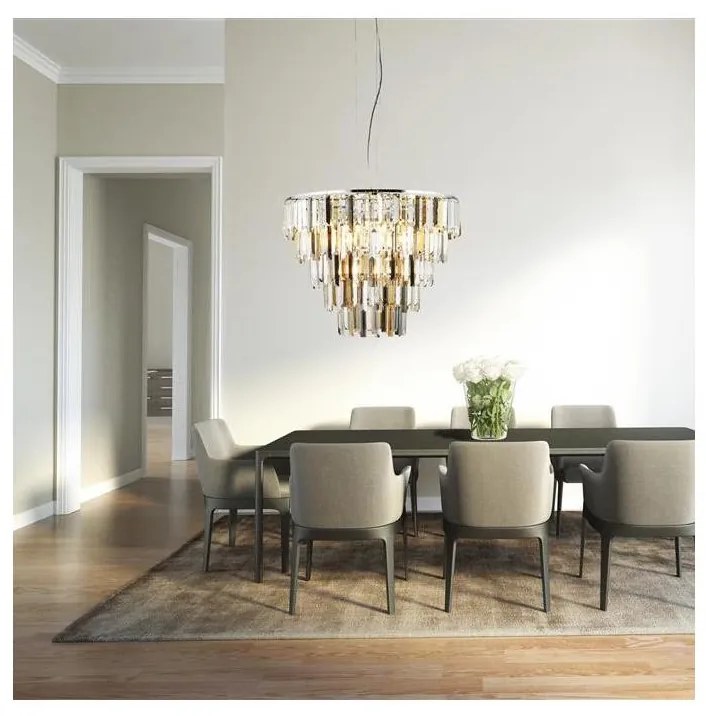 Searchlight 1229-9CC - Luster na lanku CLARISSA 9xE14/40W/230V