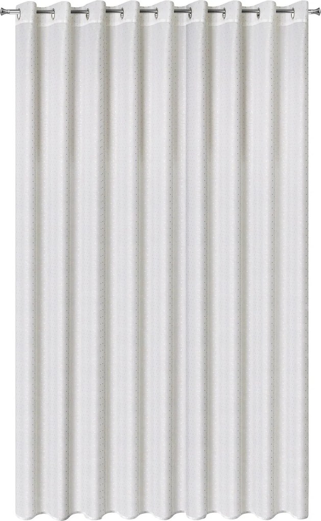 ZÁCLONA NA KRÚŽKOCH SIBEL 300 CM X 250 CM BIELA