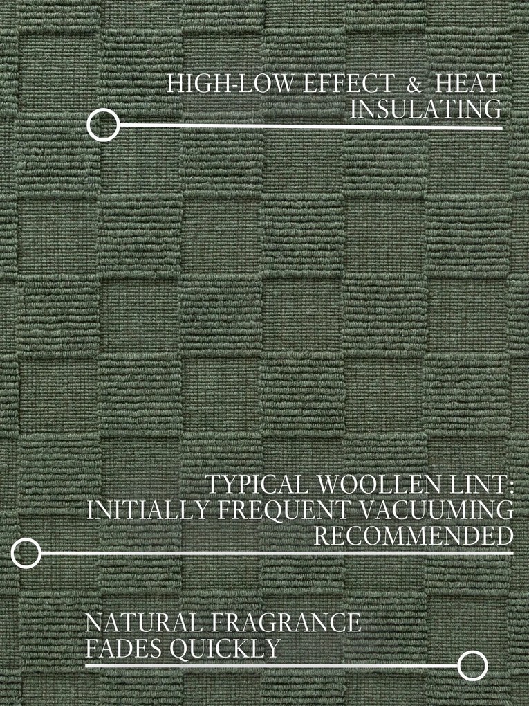Villeroy & Boch, Behúň Villeroy & Boch Scala 106268 Green, 80x200, zelená, obývacia izba