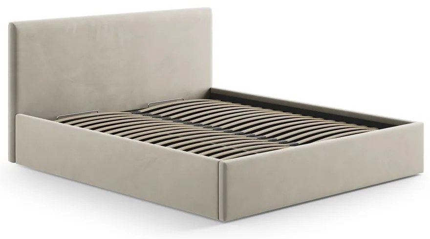 Béžové čalúnené čelo postele 170,5x100 cm Remo – Micadoni